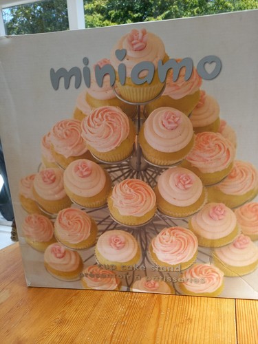 Metal tier cupcake stand - metal,