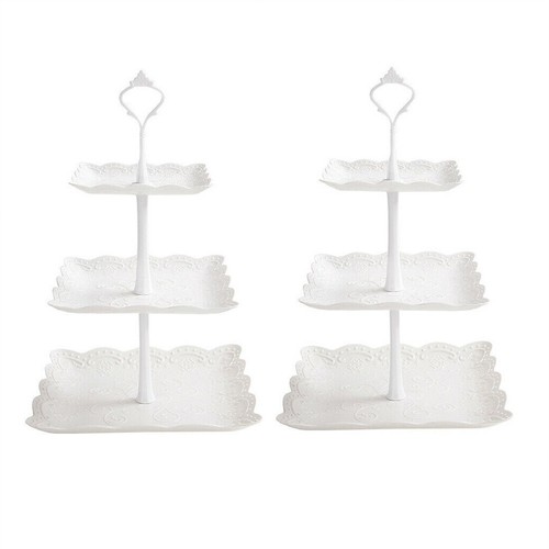 2pcs tier cake stand - 3,