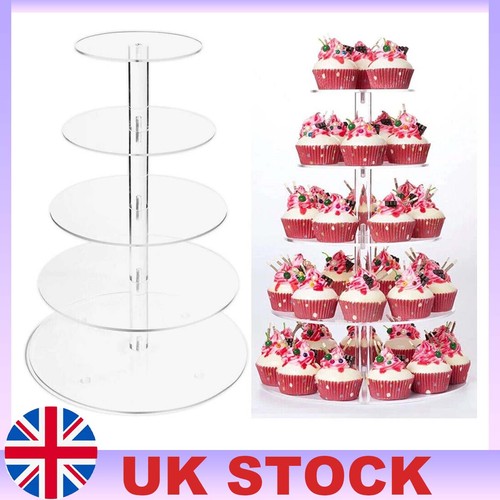 Tier clear round cupcake - 5,