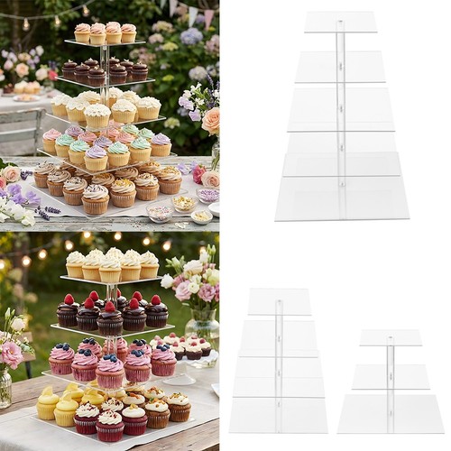 Tier square cup cake - square,