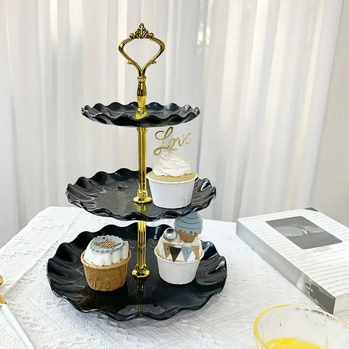 Tier cupcake stand - tier, ruffled