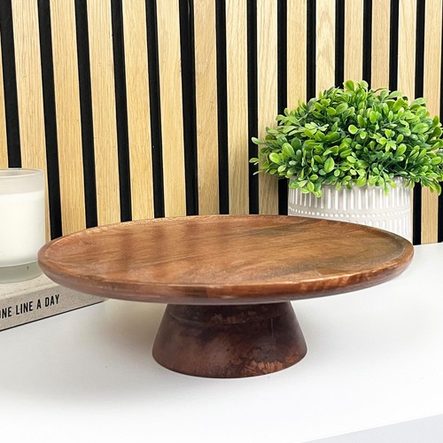Wooden pedestal cake - pedestal, stand
