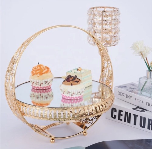 Luxury gold cake stand dessert - cake,