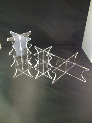 Clear acrylic tier wedding - acrylic,