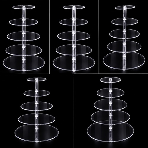 Acrylic cupcake stand tier - cupcake, 5-tier