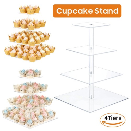 Tier square cupcake stand - square,
