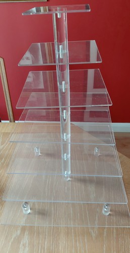 Jusalpha acrylic cupcake stand - acrylic,