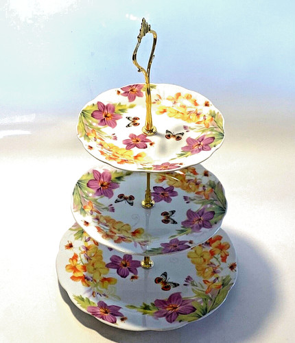 Cake stand ceramic tier - cake, 3