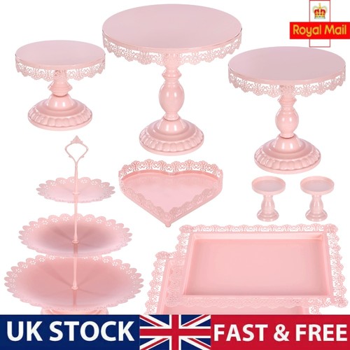Set cake stands - of, metal