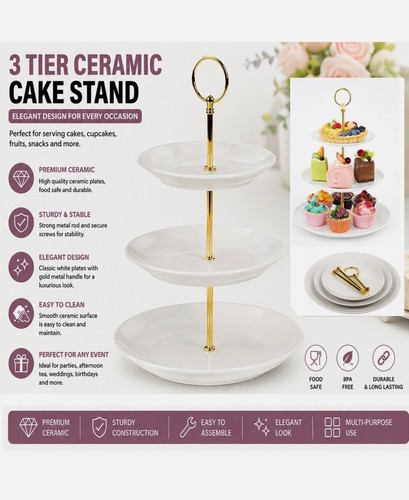 Cake stand tier stands - cake, 3
