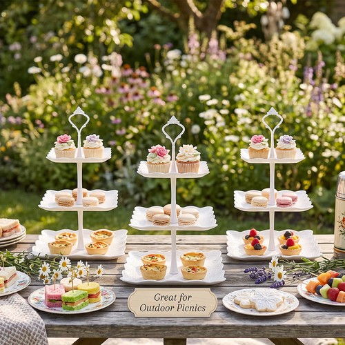 3pcs tier cake stand - 3,