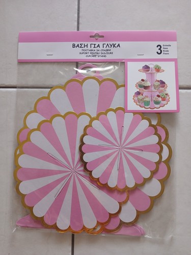 Tiers cupcake stand paper - cupcake,