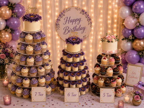 Or 5 tier - ,6, clear